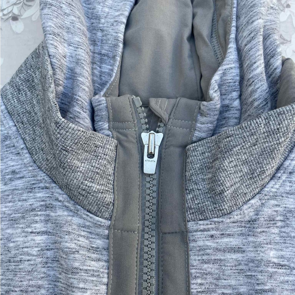 Athleta Gray Fleece-Lined Jacket - Picture 8 of 8